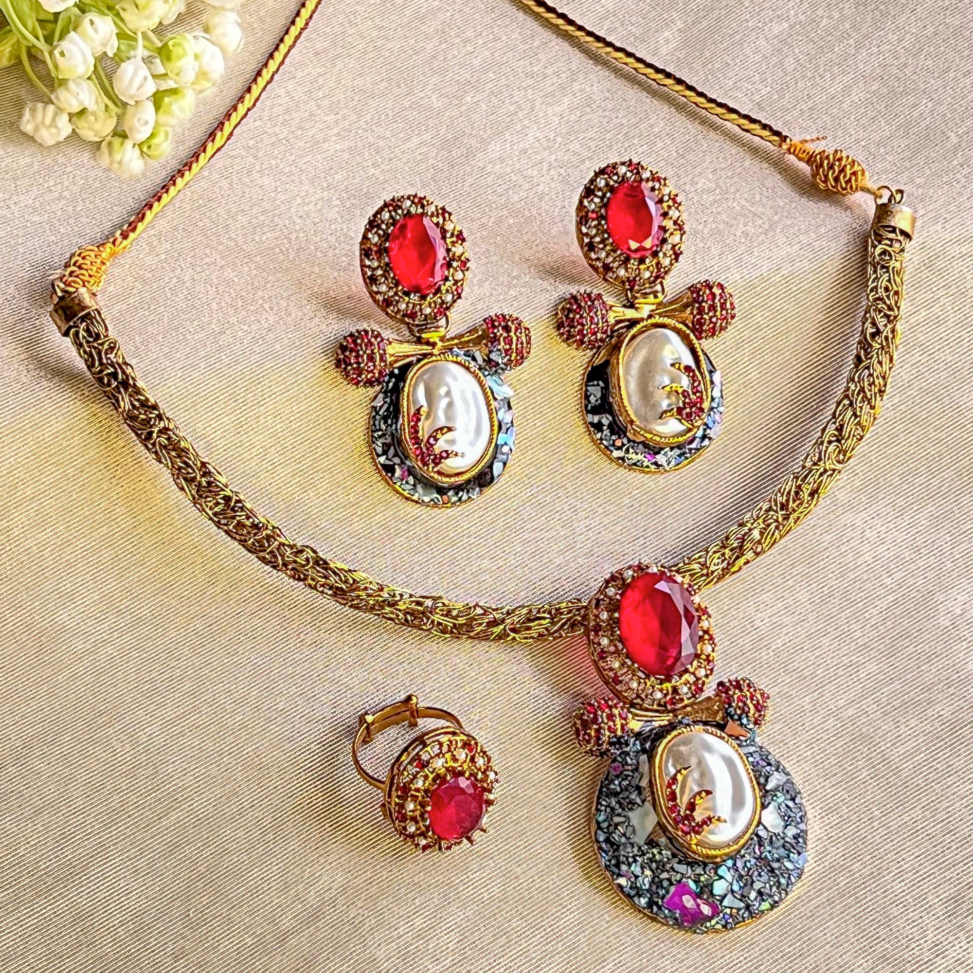 Gul-e-Aftab Choker Set – CS-60