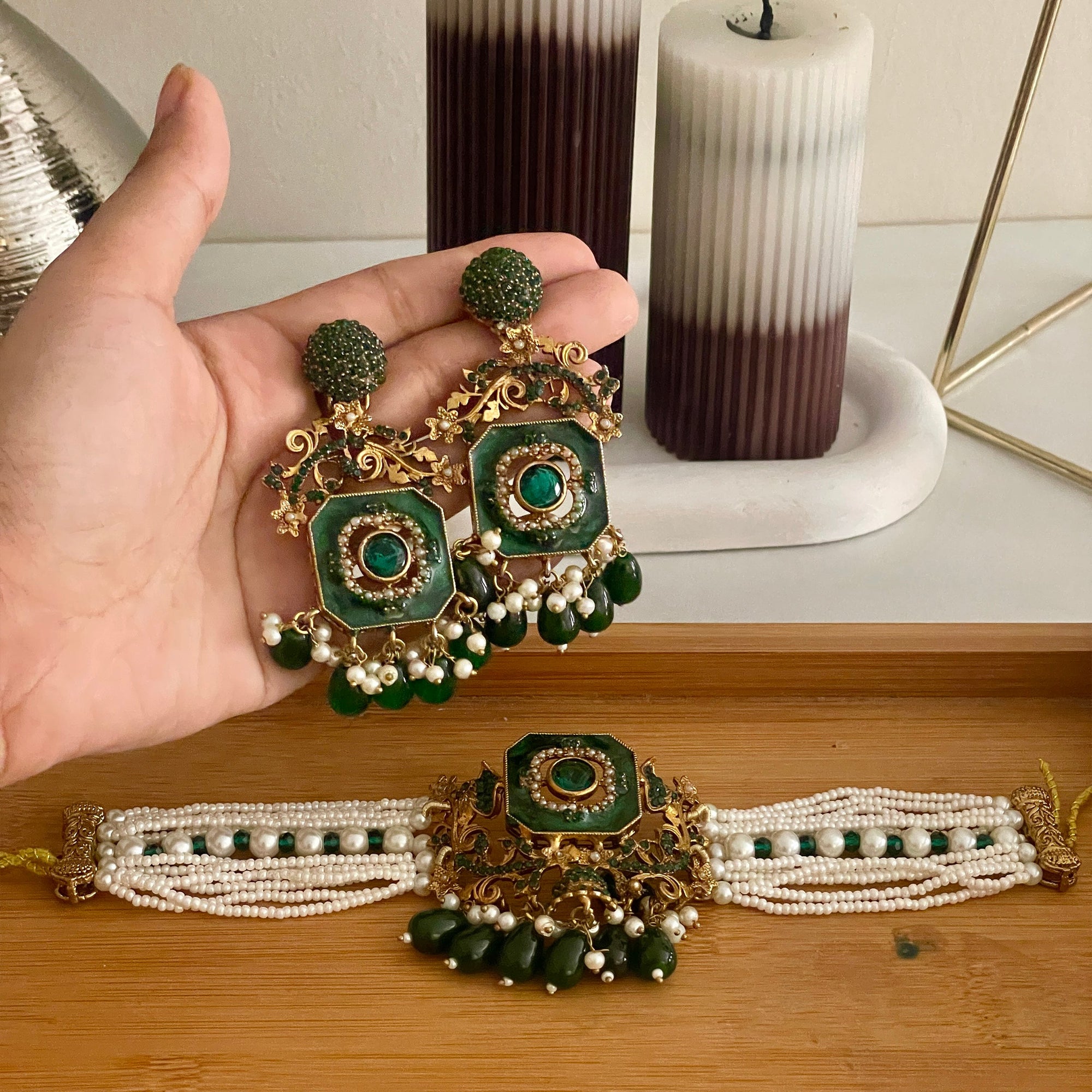 Naureen Half Choker Set – CS-44