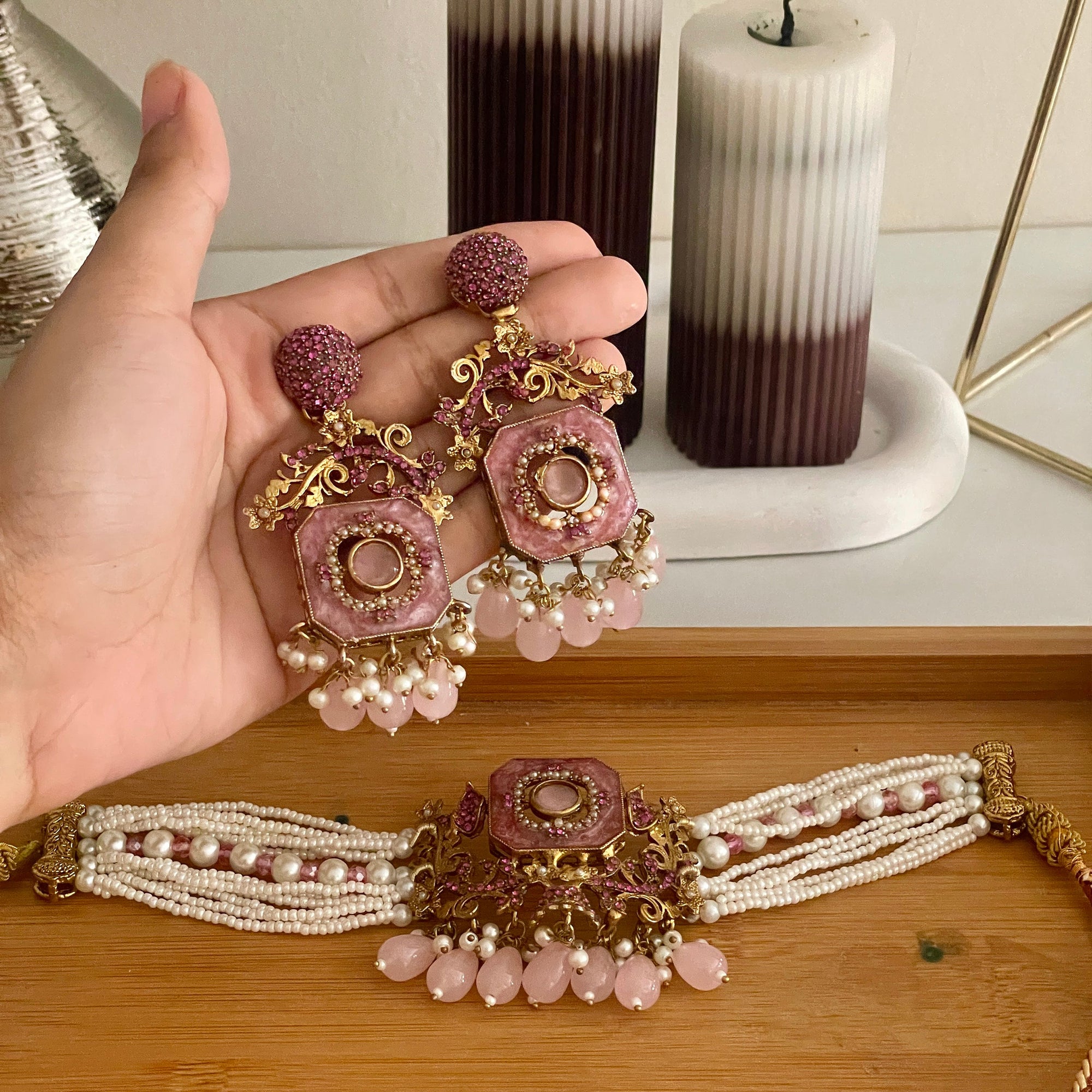 Naureen Half Choker Set – CS-44