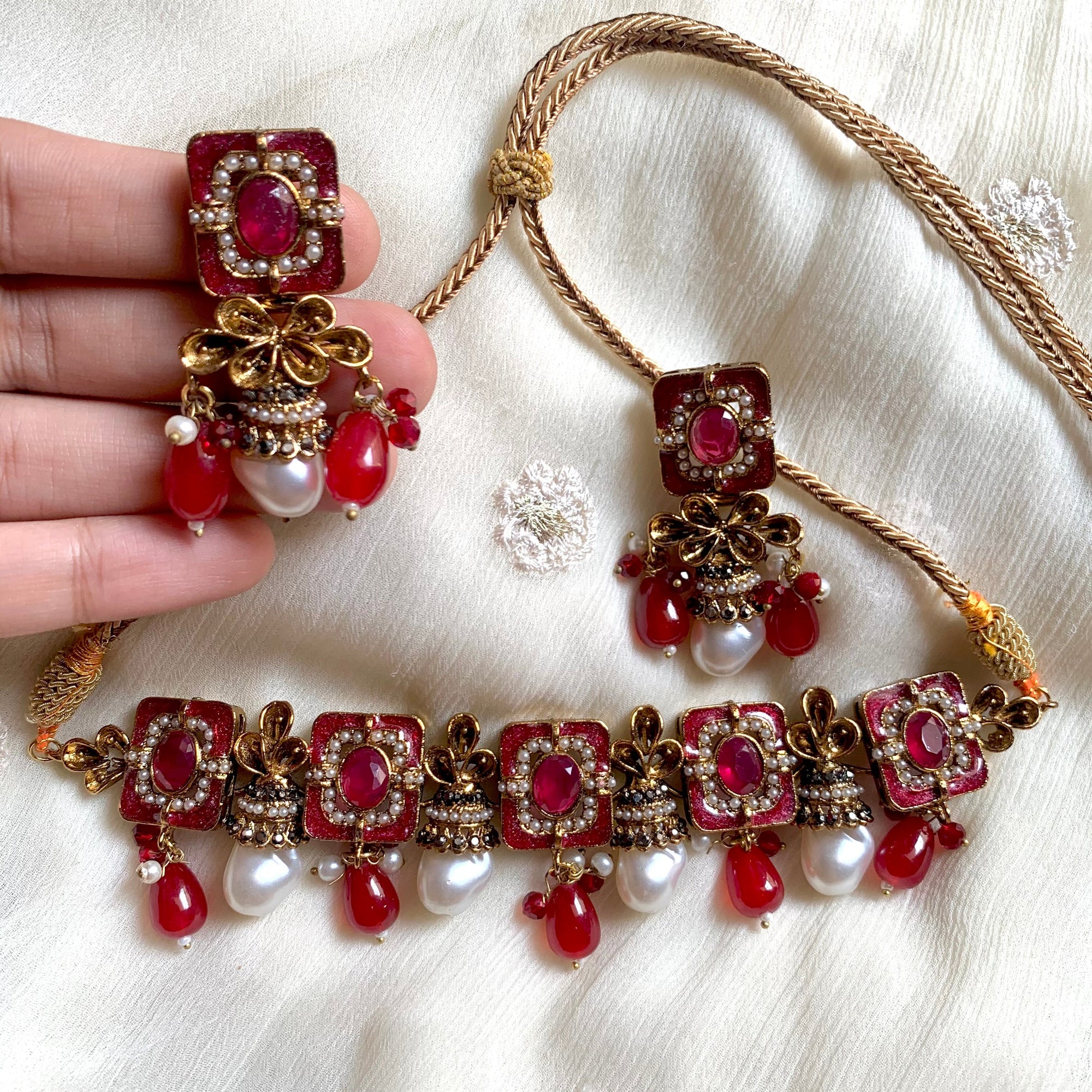 Zewar-e-Moti Choker – CS-45