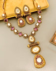 Rang-e-Deewan Pearl Mughal Charm Necklace