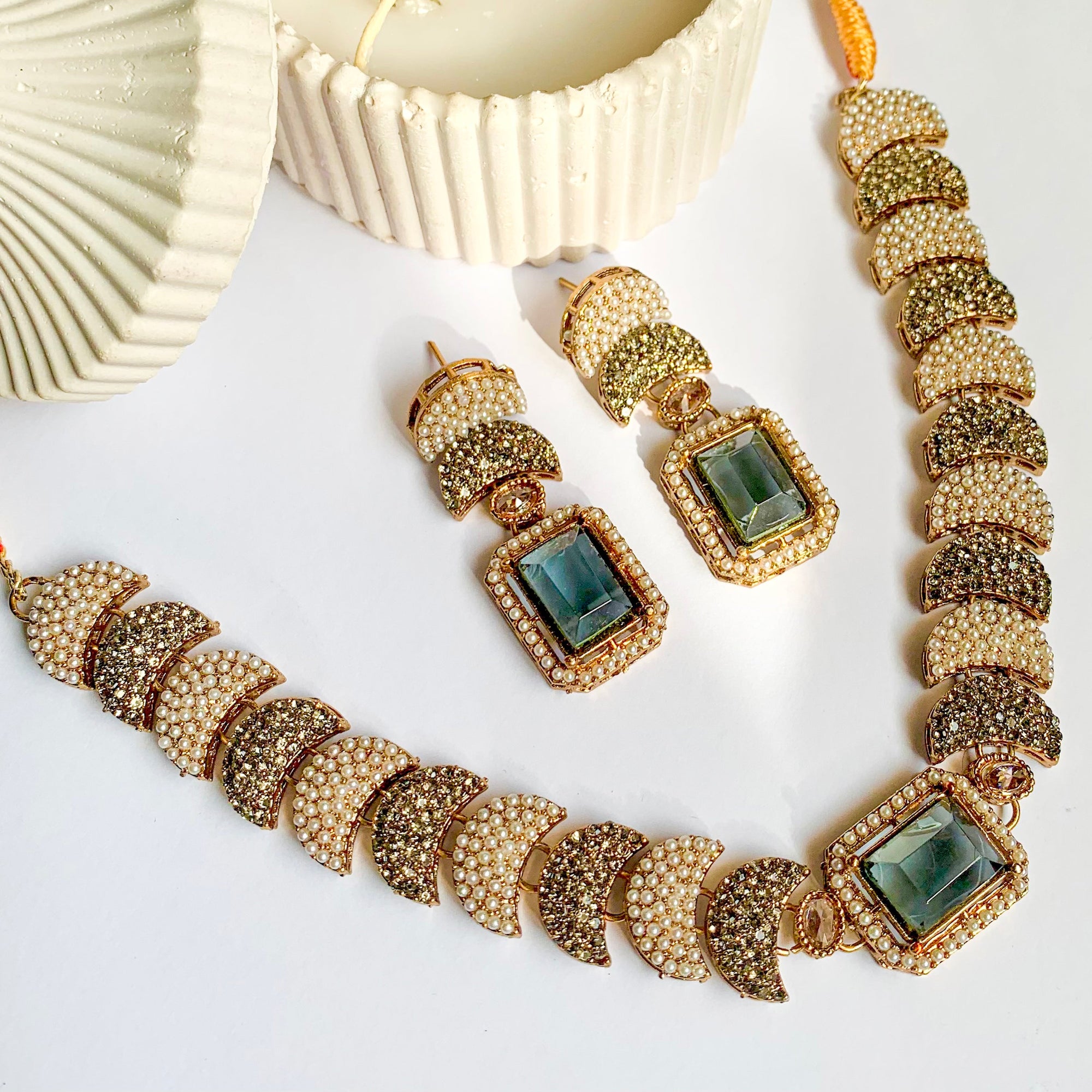 Dur-e-Fishan Necklace Set – S-63