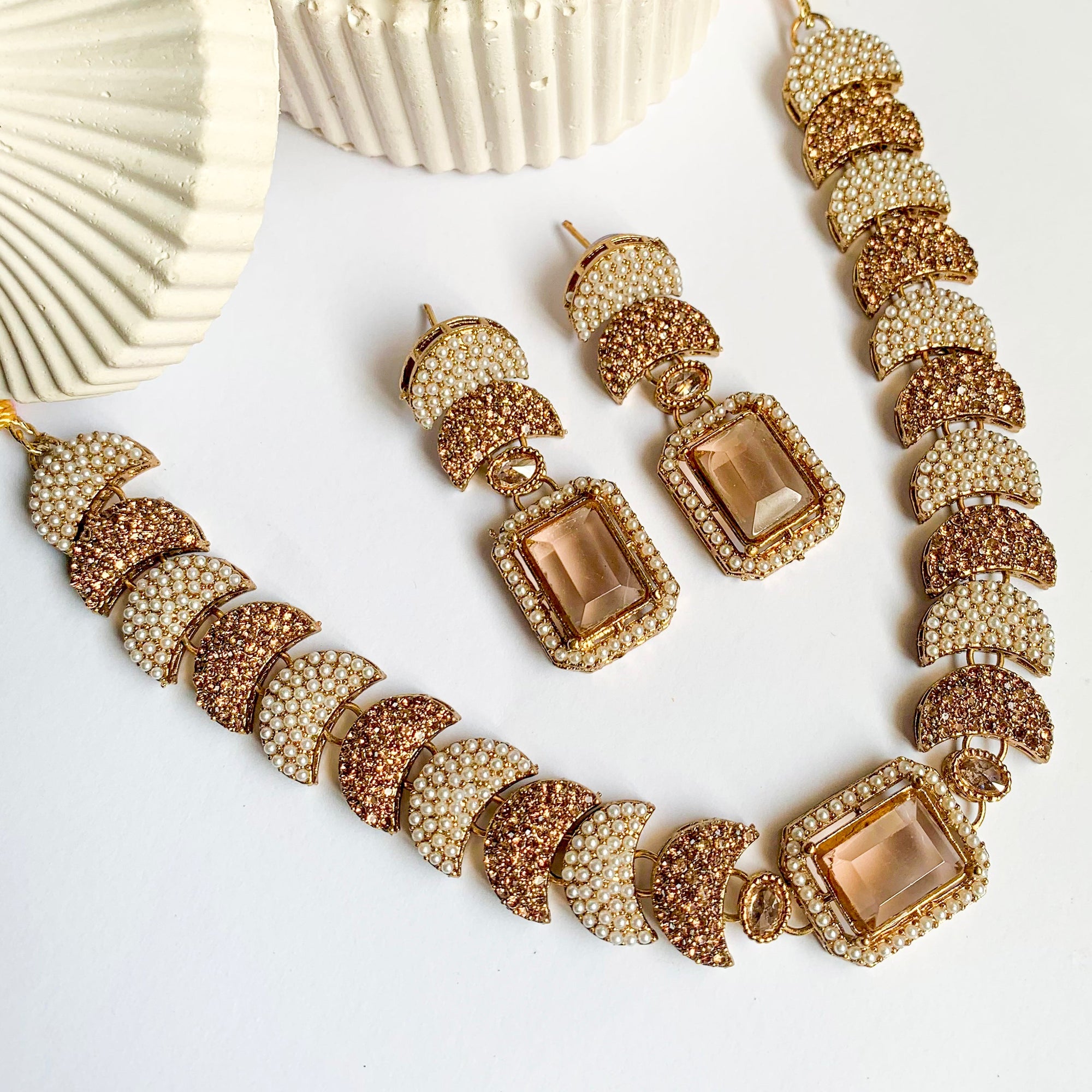 Dur-e-Fishan Necklace Set – S-63