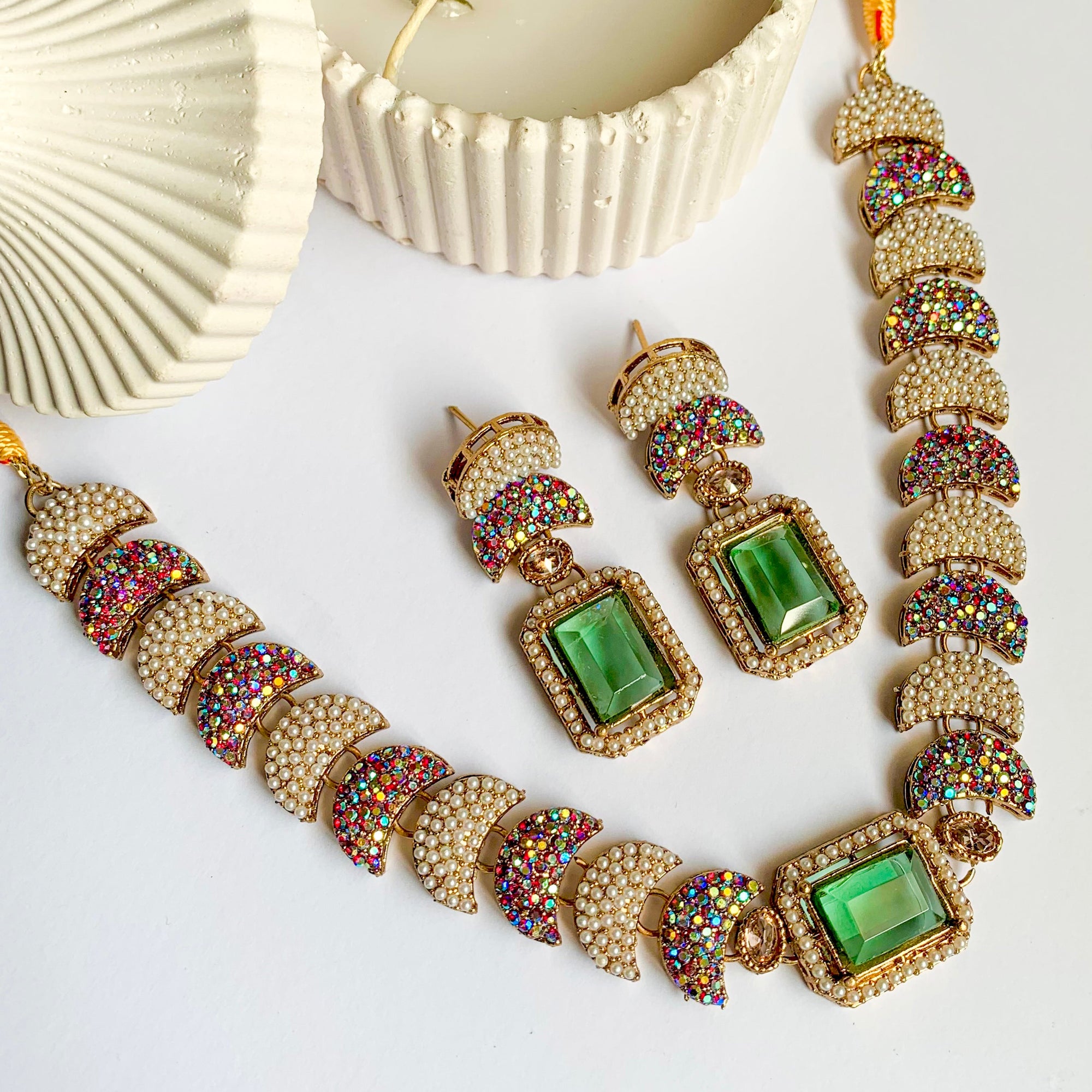 Dur-e-Fishan Necklace Set – S-63