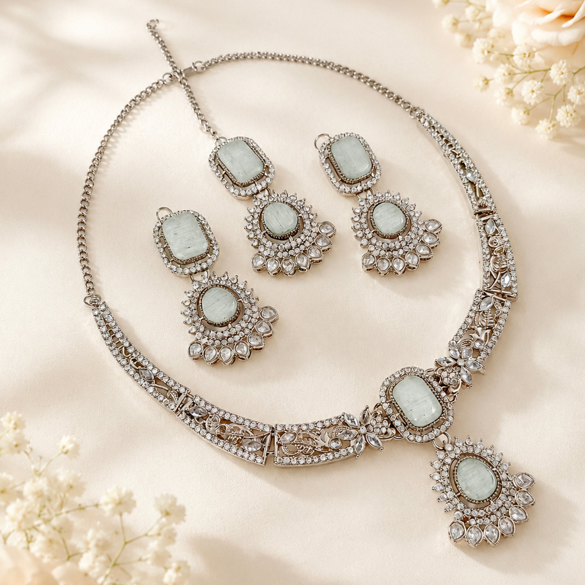 Gul-e-Mehraab Necklace Set