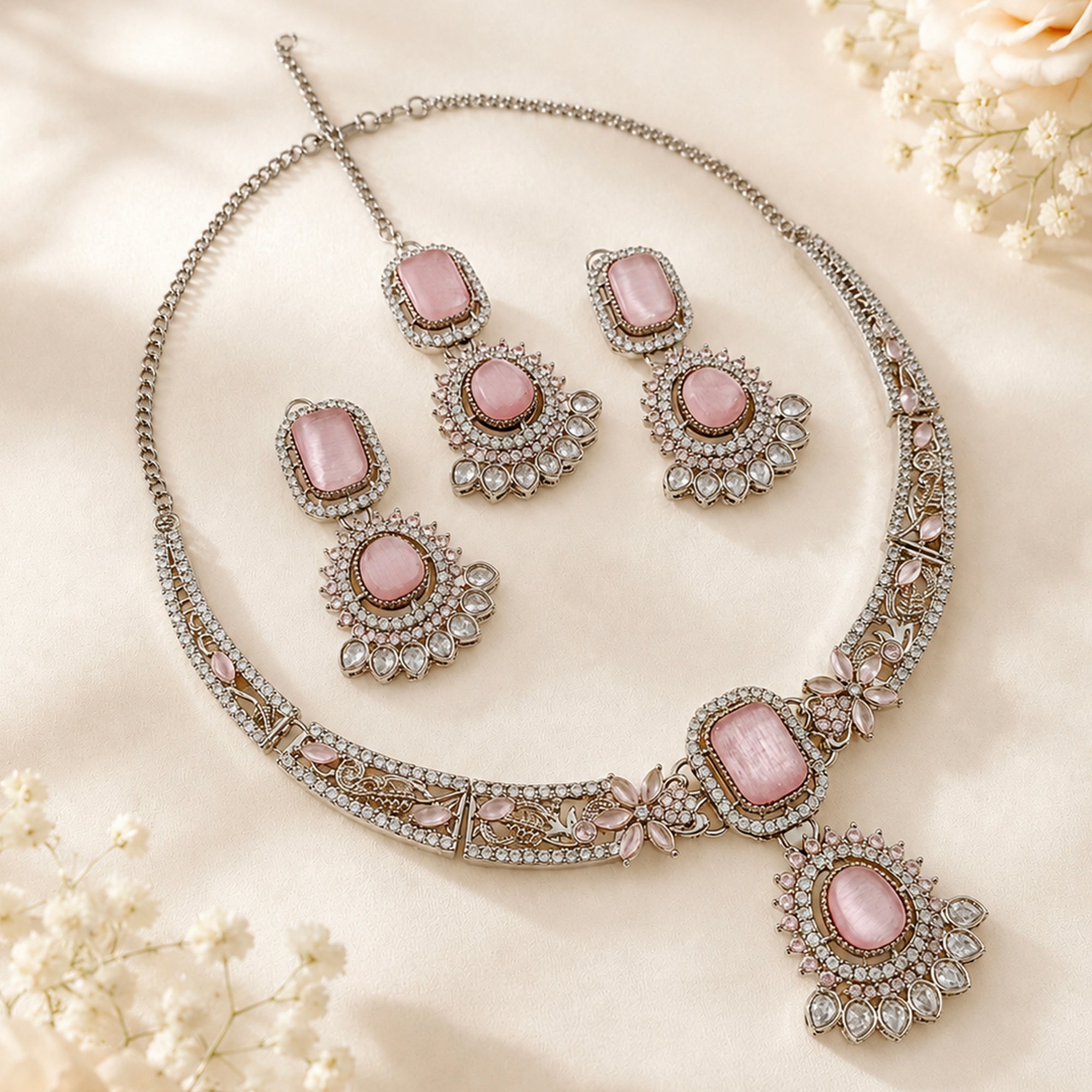 Gul-e-Mehraab Necklace Set