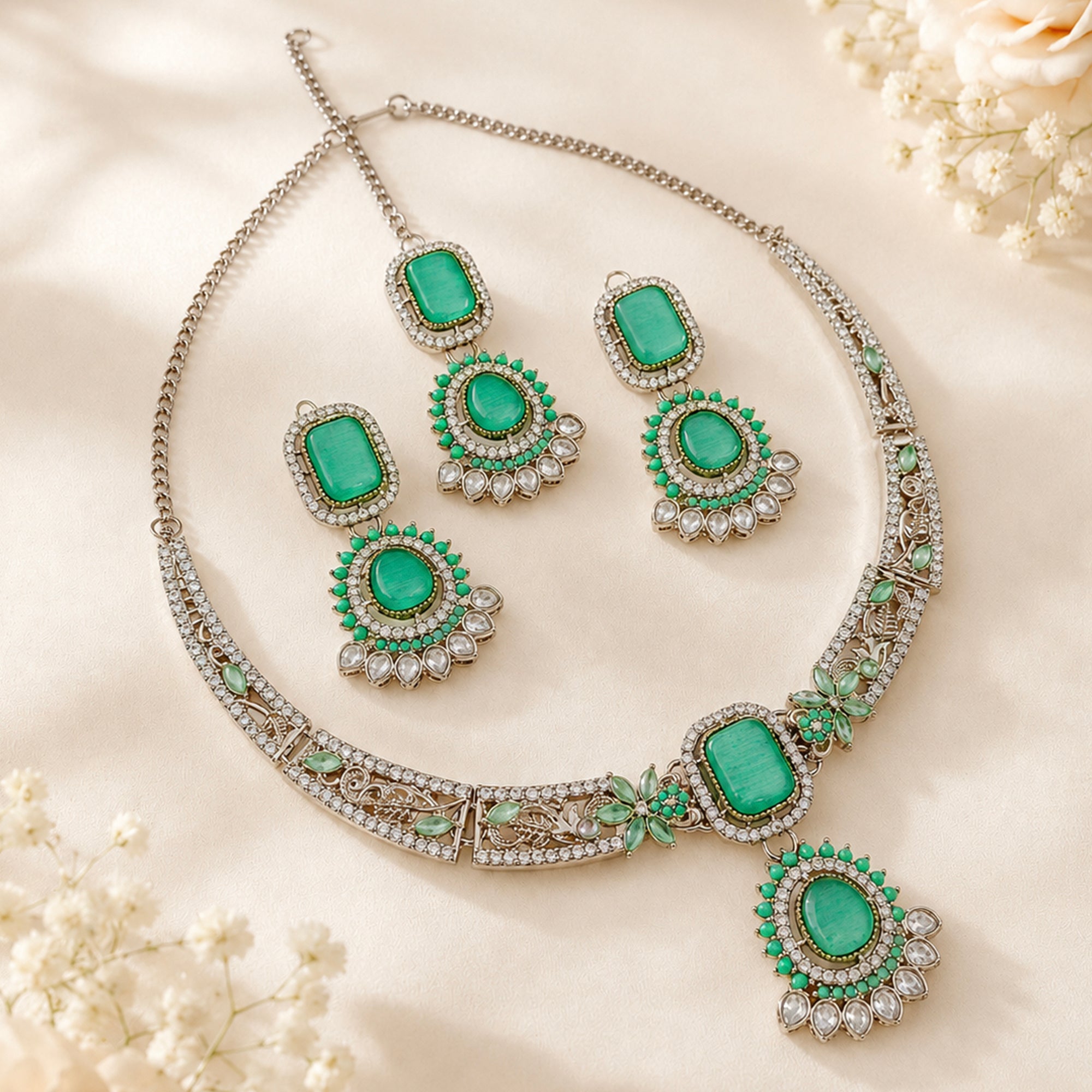 Gul-e-Mehraab Necklace Set