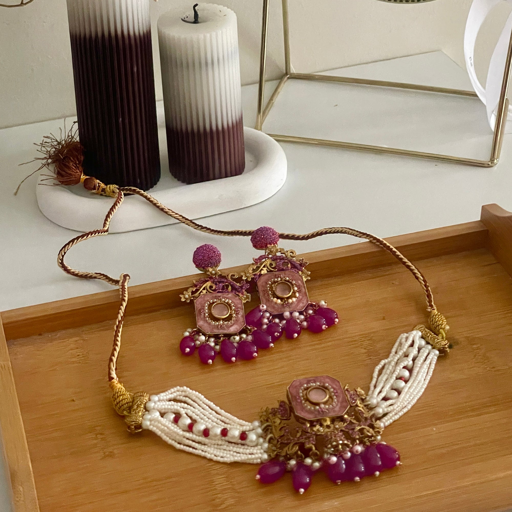 Naureen Half Choker Set