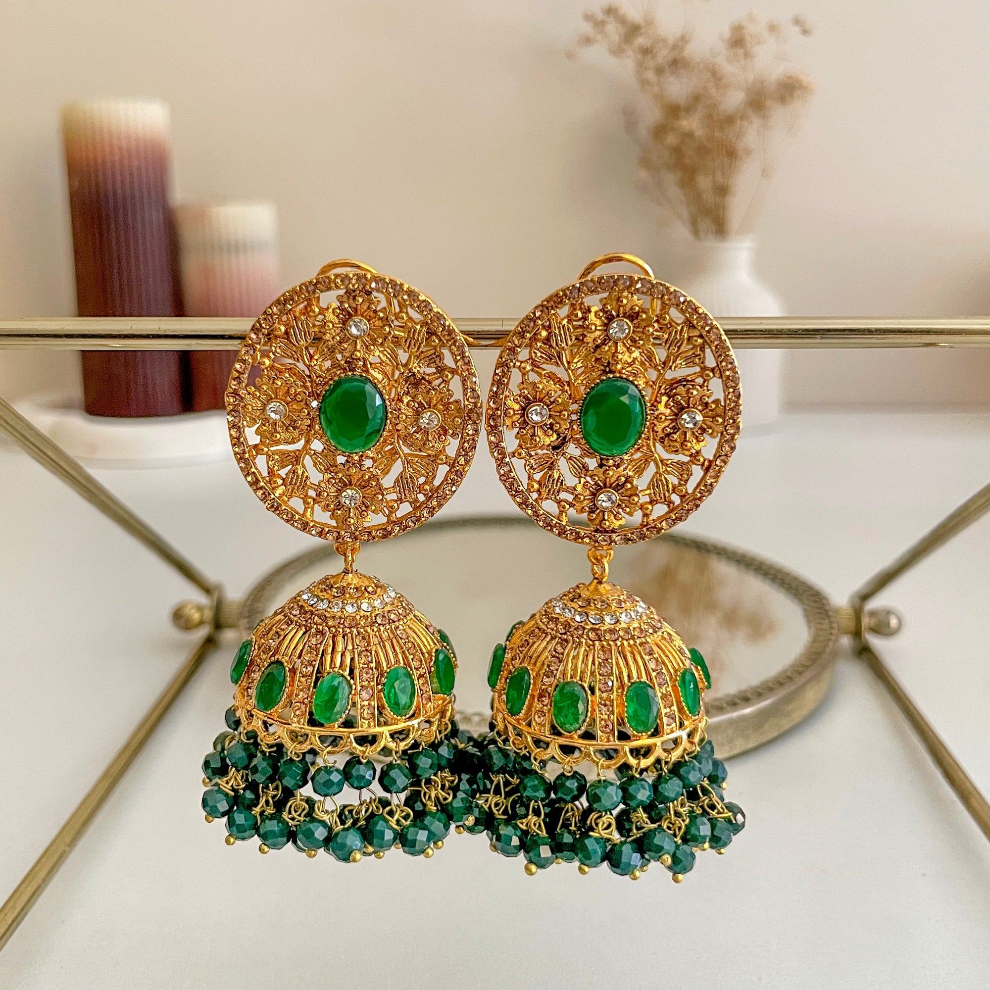 Zarafshan Jhumkas