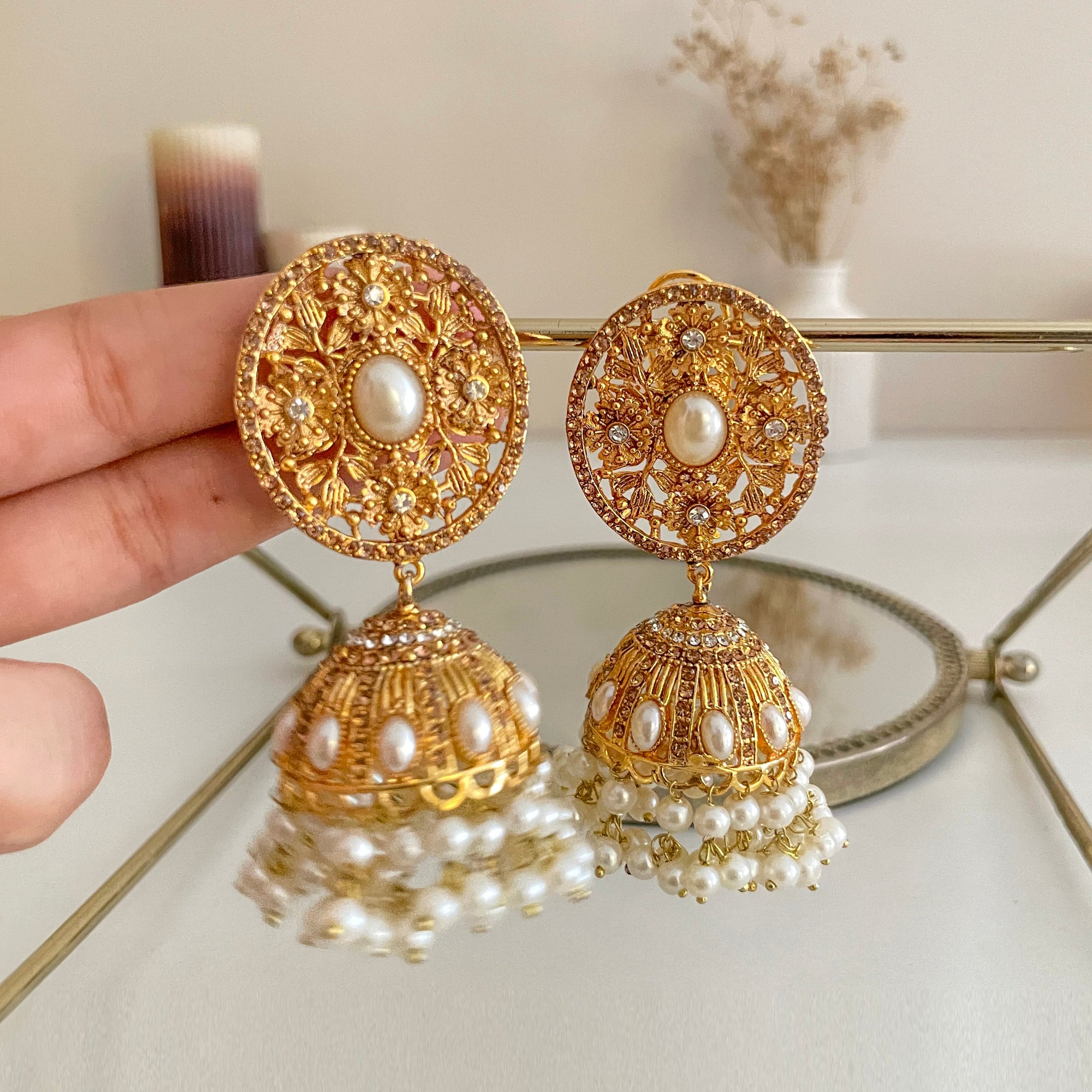 Zarafshan Jhumkas