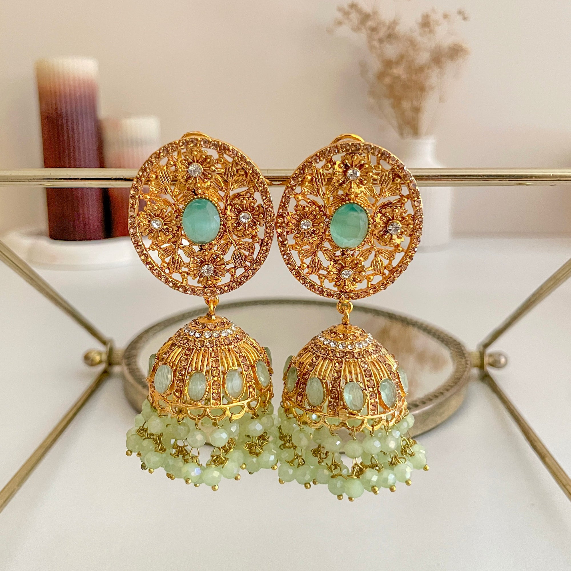 Zarafshan Jhumkas